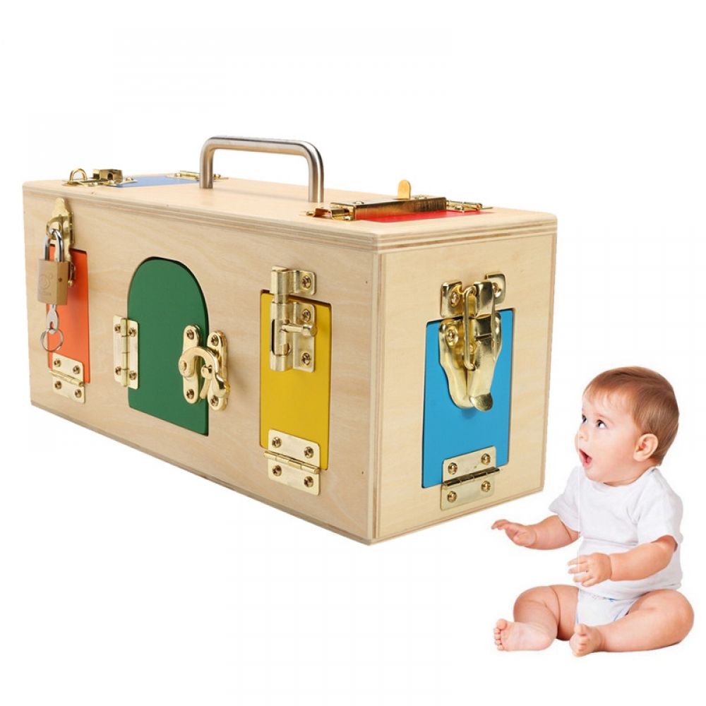 jungle_magical's tweet photo. #newbornposing #newbornprops Kid's Montessori Wooden Lock Box https://t.co/M163h83WSf https://t.co/327Az1Av0K