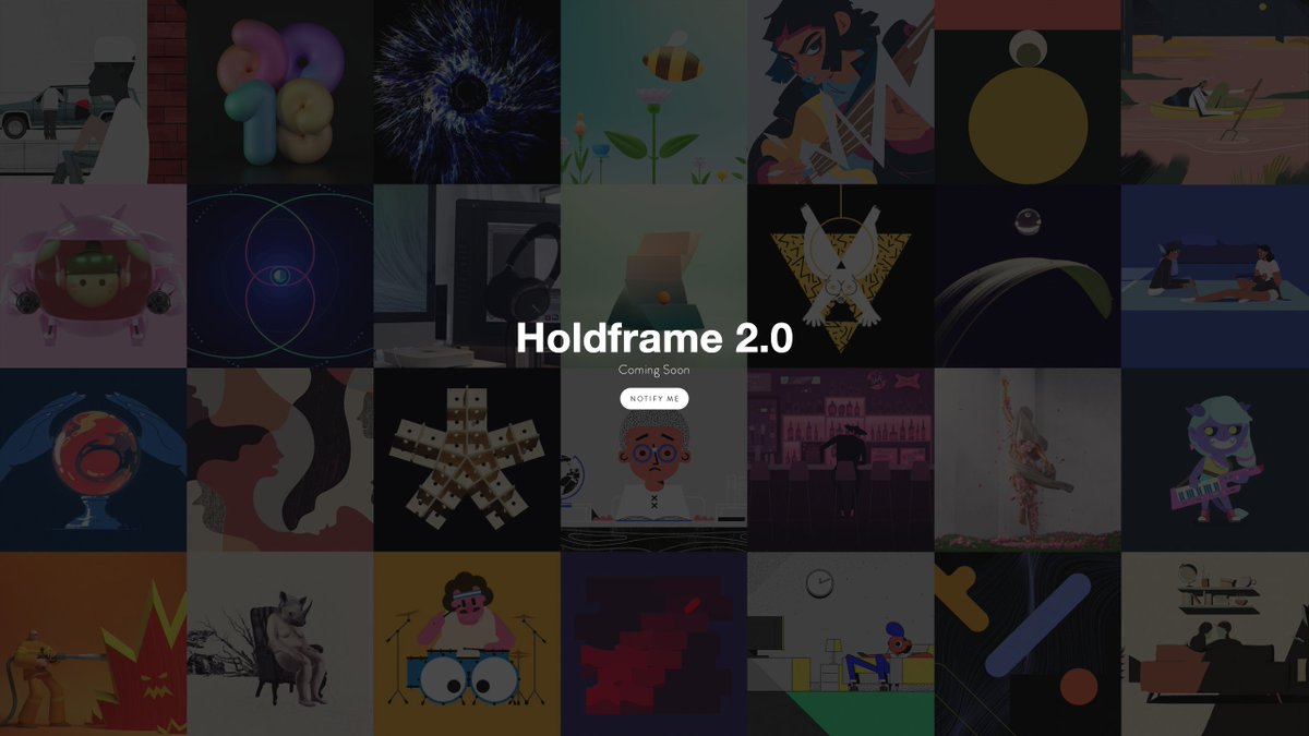 Thanks to everyone involved that help to make Holdframe 1.0 such a success. 

See you all in the new year!

♥️