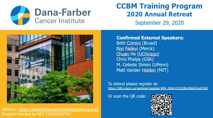 DFCI Cancer Chemical Biology and Metabolism T32 tweet media