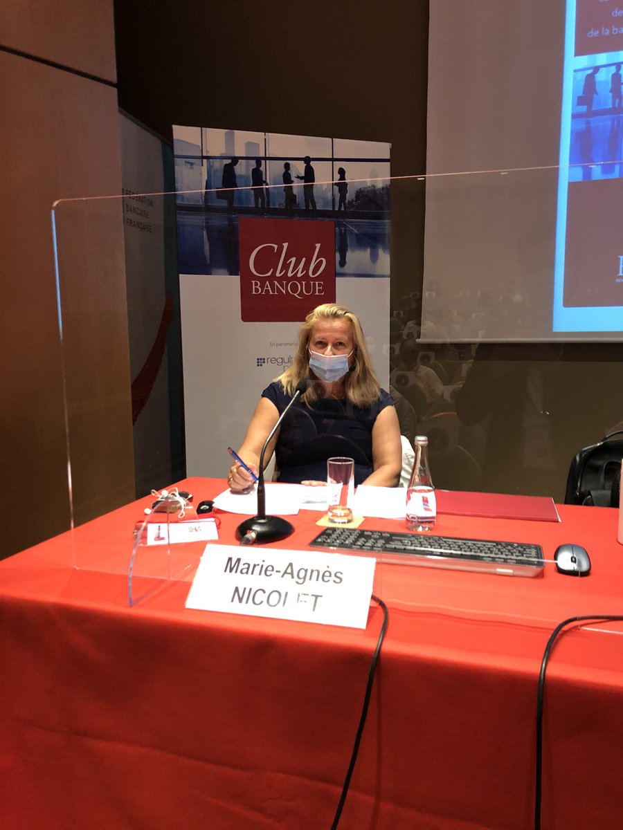 Marie-Agnès Nicolet Présidente Fondatrice de <a href="/RegulationPartn/">Regulation_Partners</a> anime une conférence avec <a href="/RevueBanque/">Revue Banque</a> sur la «Transposition de la 5ème directive LCB-FT: Quelles conséquences opérationnelles ?»