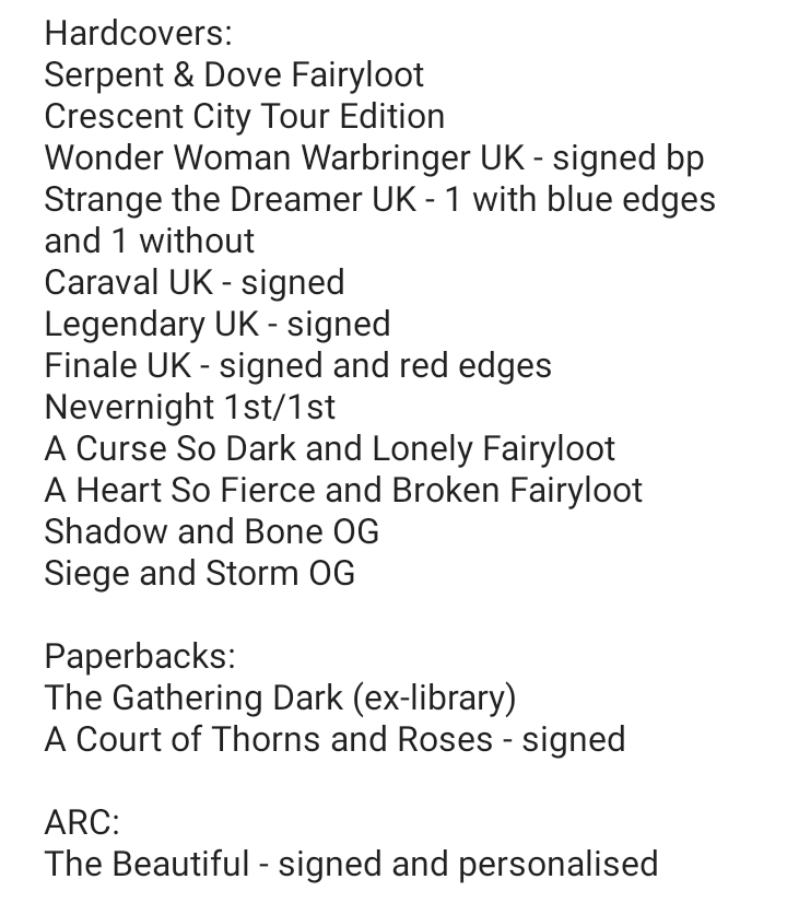 TakeMeToVelaris's tweet photo. ISO Kingdom of the Wicked arc (and SJM arcs)! Giving this another shot since UK KotW arcs are appearing. I might also have a UK hardcover of Uprooted for trade. Based in the Netherlands. #arcsfortrade #booksfortrade https://t.co/ohZy8Kht6v