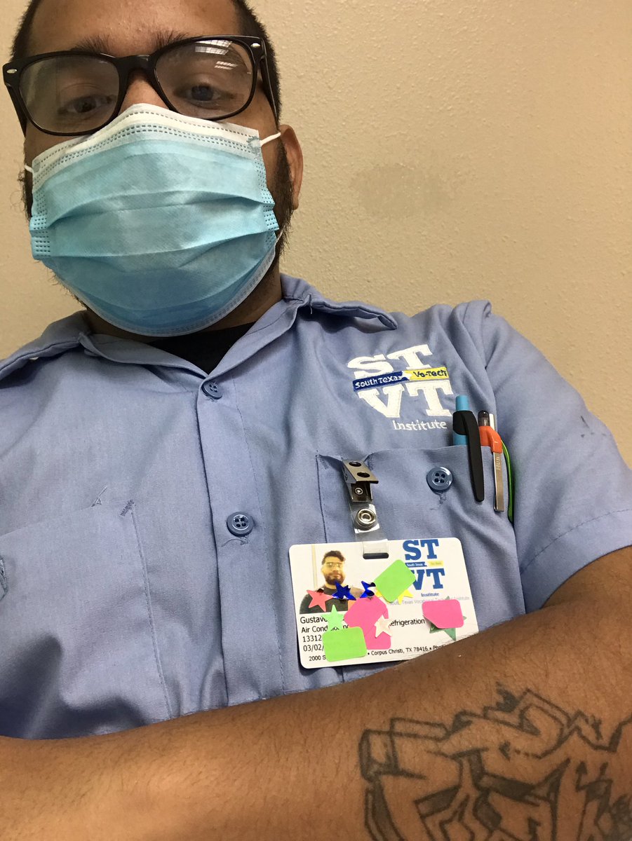 Koneko_Master's tweet photo. School selfie. Ready to turn all this homework in before I get a headache lol.  I can’t wait to go home and play some #apexlegends and #warzone 🤓

https://t.co/jylh3Rxy9W

 #twitchstreamer #twitch #roadtoaffiliate #smallstreamer #hvac #hvactechnician #stvt #techschool https://t.co/ptmID1QvAo