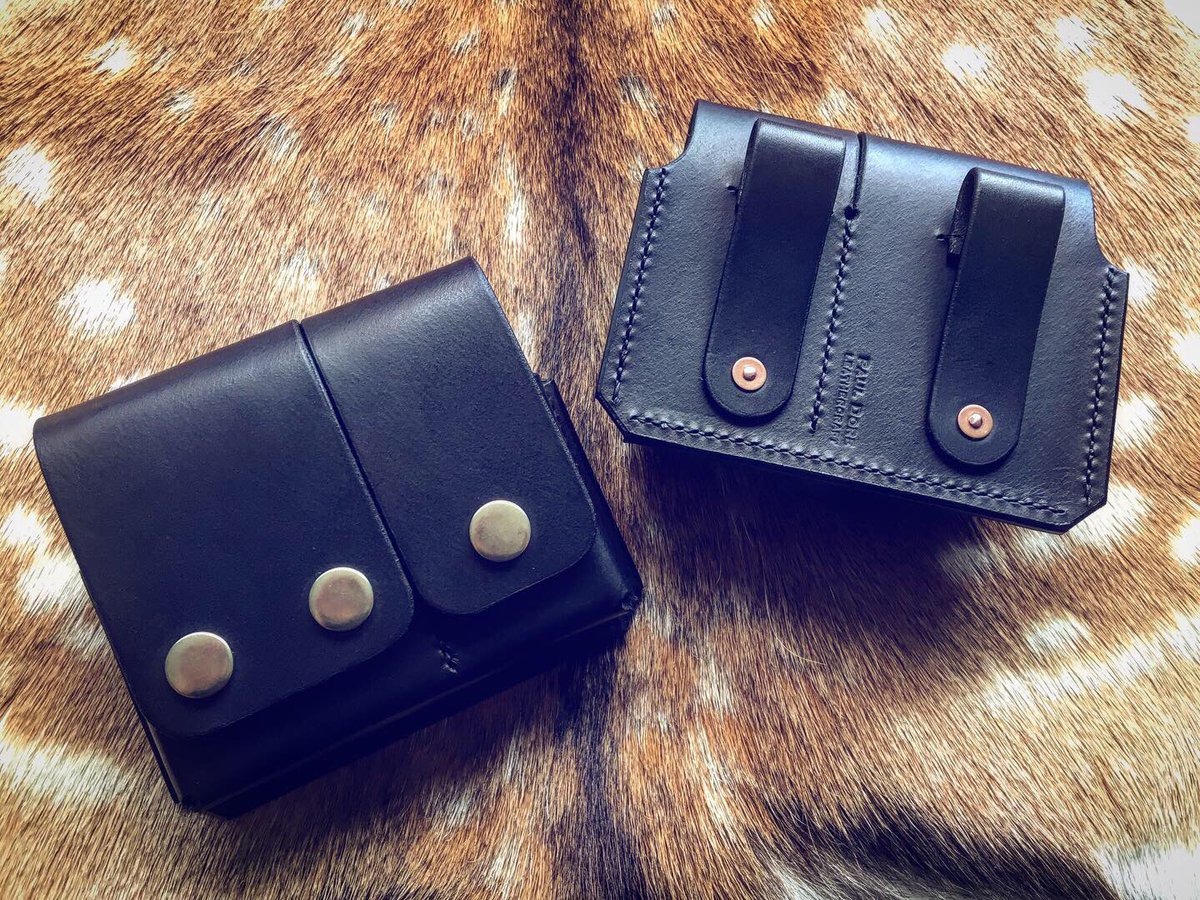 PDBushcraft's tweet image. My latest custom pieces.. dual compartment pouches for the Victorinox Swiss Champ and an Altoids tin for Survival equipment.