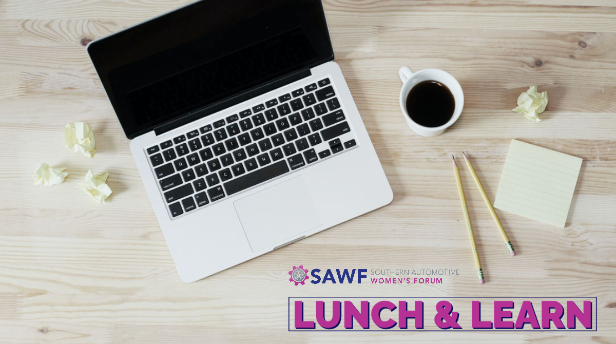 Virtual Lunch &amp; Learn, Sept. 18 at Noon Central. Topic: Unconscious Bias. It is critical we build awareness of how our implicit attitudes can impact those around us. Register and more information southernautomotivewomen.org. #womeninautomotive #WomenInSTEM