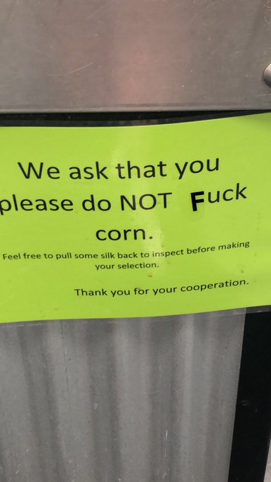 Shucking and fucking 🌽 🌽🌽🌽🌽 https://t.co/GUv9W1PXNR<a href="/tag/psa"class="tags"><span>#psa</span></a>