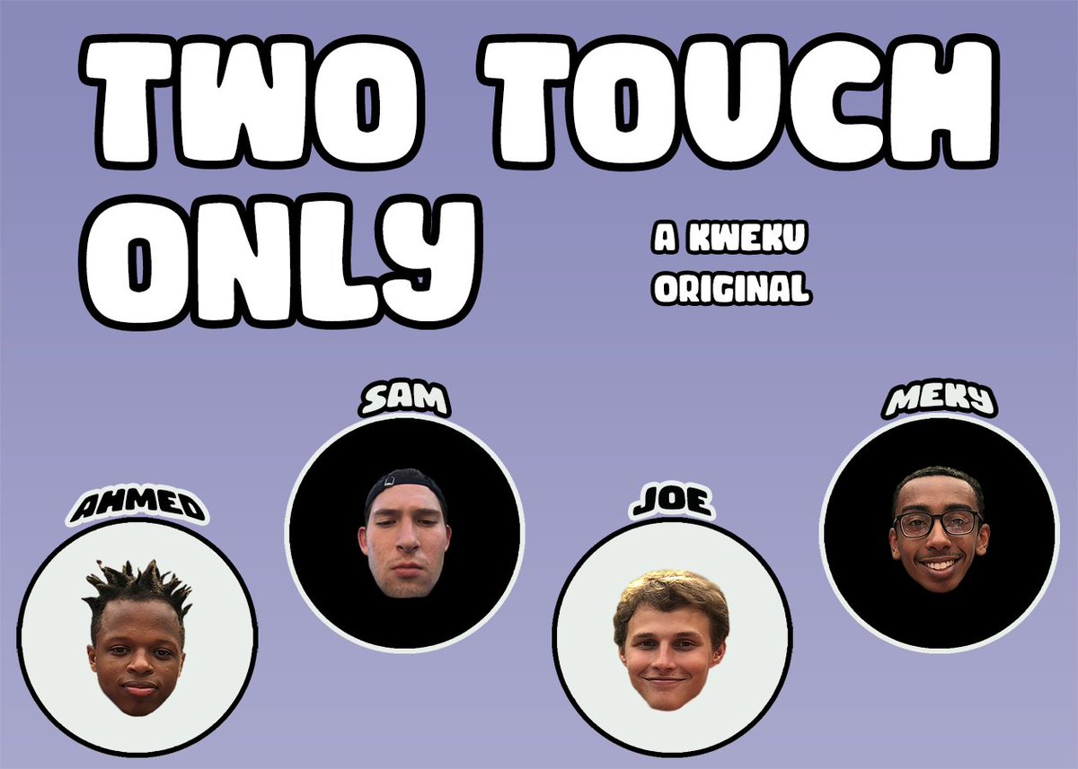 mekynator's tweet photo. new TWO TOUCH ONLY podcast
we talk soccer &amp; stuff
watch or be cancelled

https://t.co/w3mSJ4P7zL https://t.co/YzlEF0lEn2