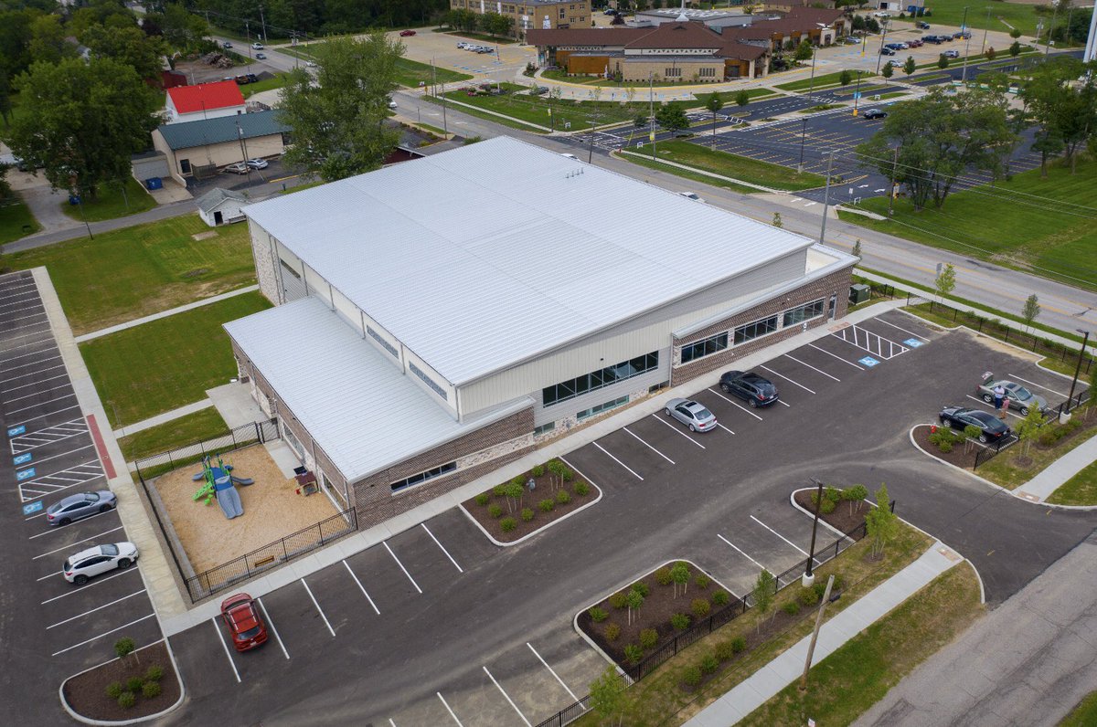 Engelkecs's tweet photo. The final product of our hometown project is complete. Our team did a great job on the Ambrose Crossing Multi-Purpose Building in Brunswick, OH! This building will host tons of great events for the surrounding communities. Great work - Ken, Jim and Kirk!! https://t.co/xqi43g6Qci