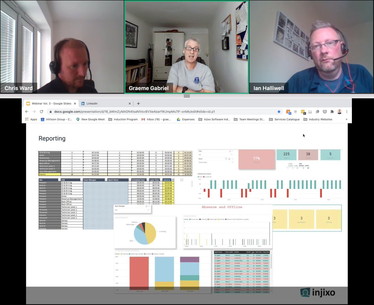 GraemeGabriel's tweet photo. Thanks to everyone that attended today's webinar on '#Excel vs. #WFM'. Special Thanks to Chris Ward, Ian Halliwell &amp;  @GraemeGabriel for a really insightful session. Up next is John Casey, @JontyPearce from @callcentrehelp on Sept. 24, 4 PM (GMT). https://t.co/8n17FRfiGV https://t.co/3nMi0cDn6p