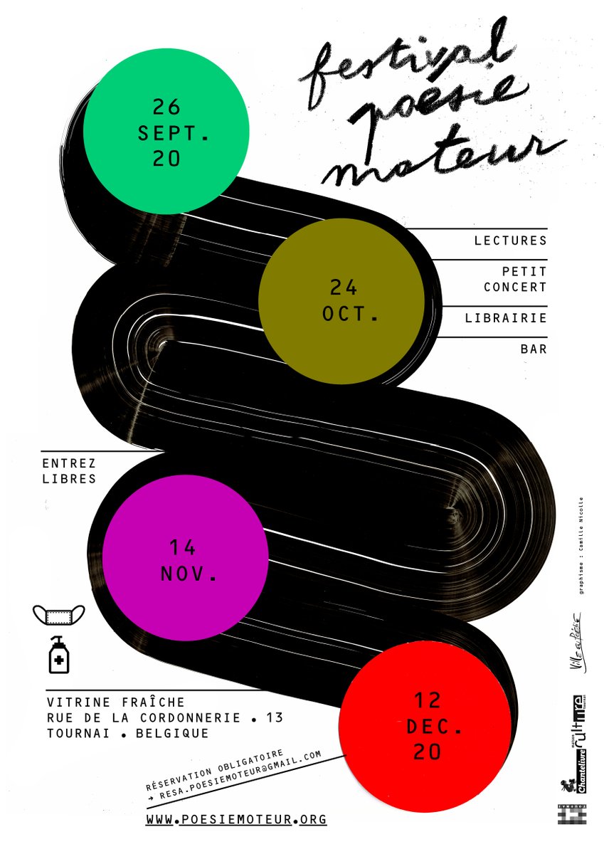 impactarythme's tweet photo. #POESIEMOTEUR4
26/09 #PATRICK #DUBOST #ARMAND / #LOLA #BONFANTI
24/10 #MARIANNE #KIRSH / #GAETAN #SORTET, #CELLO #GUITO
14/11 #MICHAEL #VANDEBRIL / #LUKE #ASKANCE, #BOG #MALLOW
12/12 #EMANUEL #CAMPO / #FABIENNE #YVERT
resa.poesiemoteur@gmail.co
https://t.co/kBdFV6iXgZ https://t.co/La8GSWAnJo
