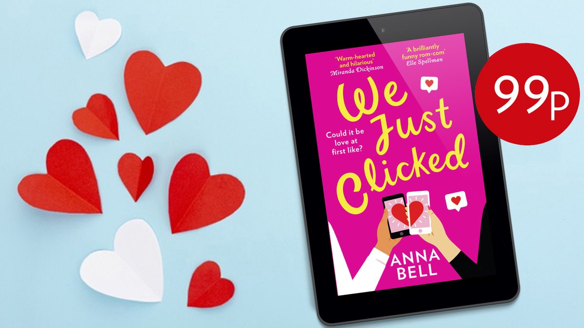 HQstories's tweet photo. Do you love a good deal? A feel-good romance? A laugh-out-loud read? Then swipe right on #WeJustClicked by @AnnaBell_writes. It’s only 99p!
Read now: https://t.co/F5MhVpLqmh https://t.co/fsYvxIrkYA