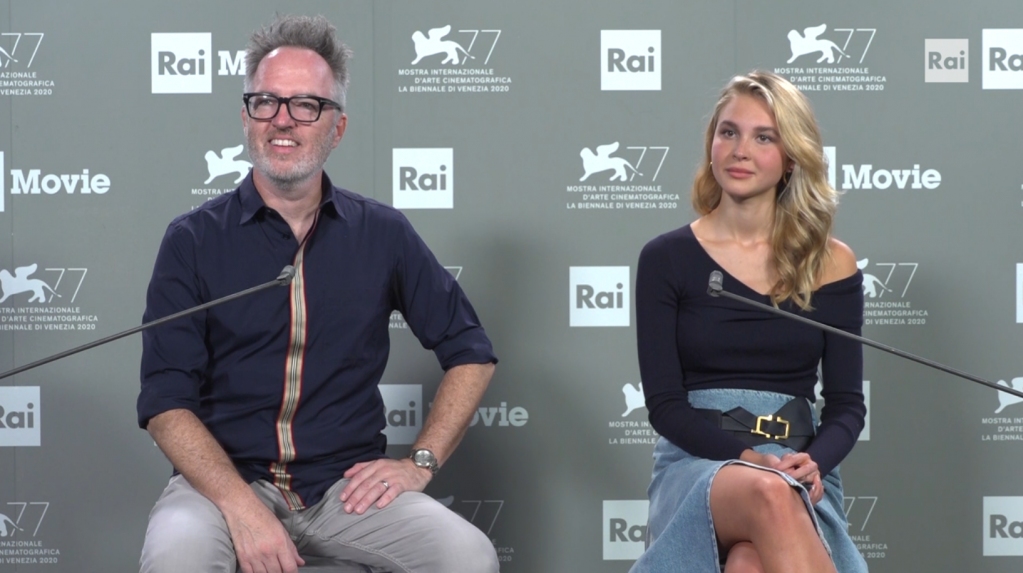 raimovie's tweet photo. Intervista realizzata da @AlbertoFarina al regista di #RunHideFight #KyleRankin e all'attrice #IsabelMay.
>> https://t.co/HC9iUw61ei
@la_Biennale #Venezia77 #biennalecinema2020 https://t.co/e4rycVXf73