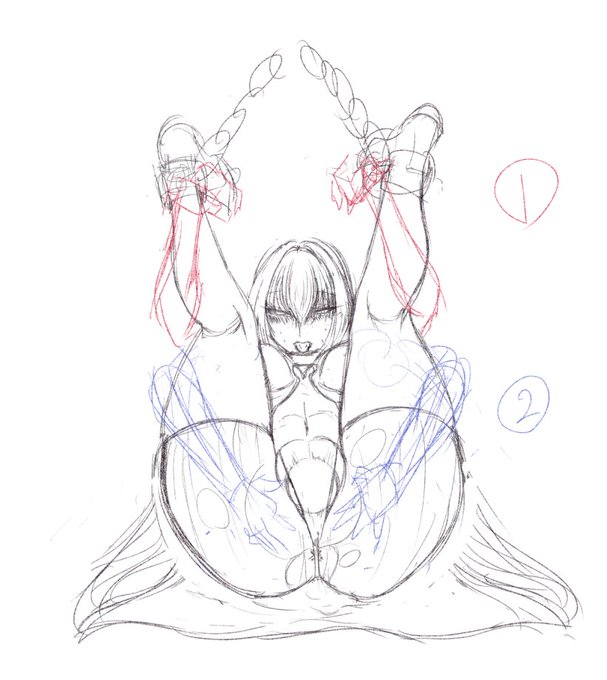 前に描いた表紙案が動きなかったんで描き直ししてみる。シックリ来なかったら前ので行こうかと思いて候
←前描いたの 描き直してるの→ 