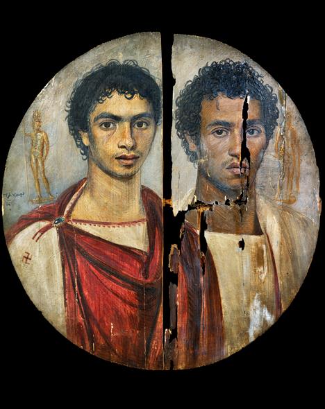 EgyptianMuseumC's tweet image. #قطع_أثرية_فريدة #المتحف_المصرى 
بورتريه الأخوين، من العصر الروماني قاعة ١٤ بالدور العلوى 
Portrait of two brothers, Roman period - Room 14 upper floor