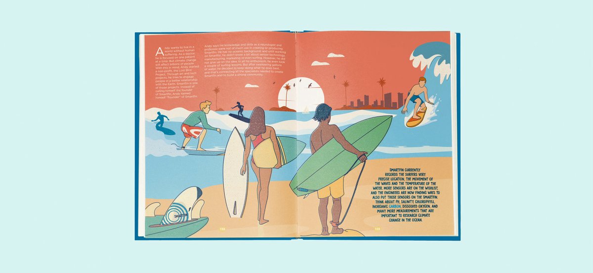 _Meteorito_'s tweet photo. #BeaWaveMaker un libro ilustrado por la preservación de los océanos. 24 historias personales de todo el mundo sobre iniciativas para proteger el ecosistema marino. 175 páginas con multitud de ilustraciones creadas para cada historia https://t.co/DSYcggNYcN https://t.co/W3GubzKxw0
