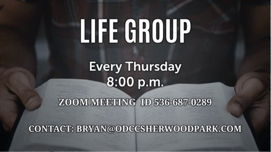 aboutcommunity's tweet image. Is it true that we hurt those we love? Even in healthy relationships, there will be conflict. How can we handle the issues without compromising the relationship? Join us tonight for Life Group on zoom. us02web.zoom.us/j/5366870289.   #lifegroups #odccsherwoodpark #sherwoodpark