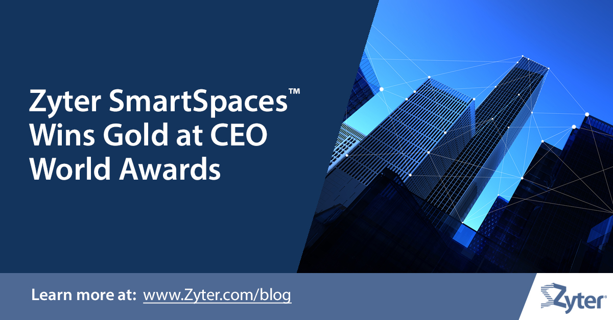 michaeledonner's tweet photo. #Zyter #SmartSpaces, a proven integration platform for intelligent #InternetOFThings (#IoT) wins Gold at #CEO World Awards.
Learn more at: https://t.co/dS02ViTobM
#TechnologyHardware #TechnologySoftware
#ChiefMarketingExec #CompetitiveMarketingAdvantage https://t.co/TMVhxllsIL