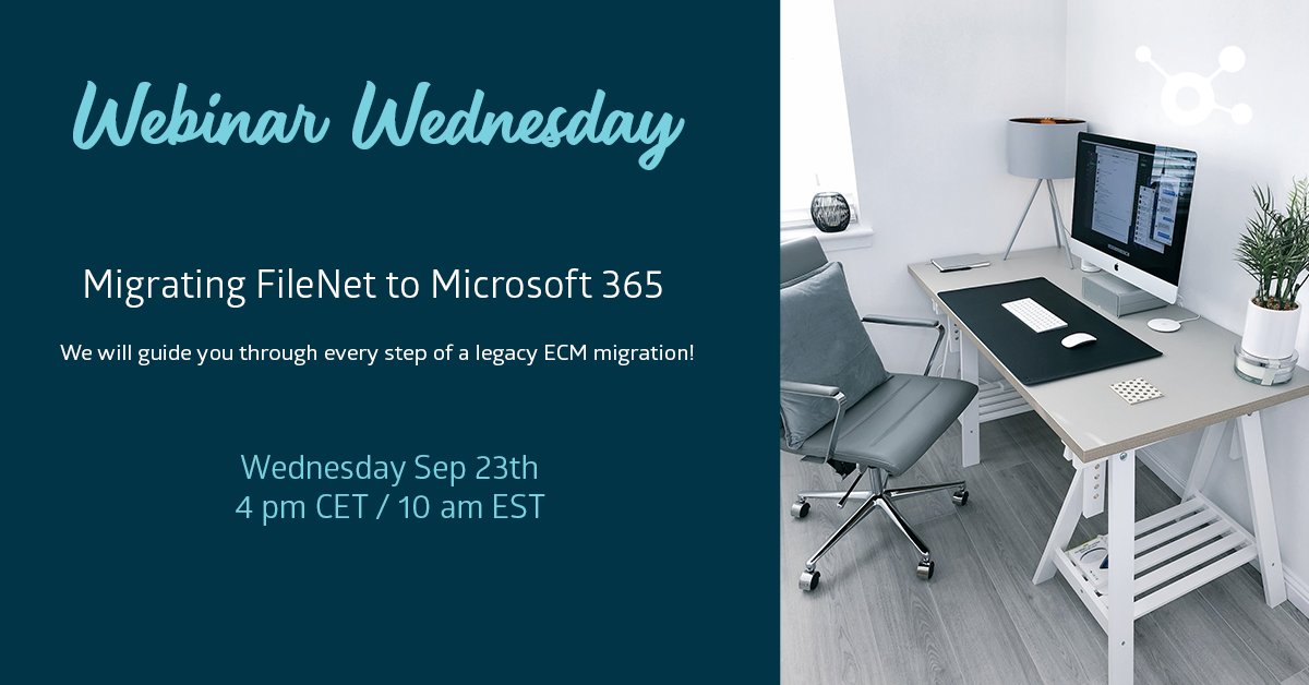 xillio's tweet image. Microsoft 365 is now where work happens. Did you know you can migrate your legacy FileNet content to M365? We will show you how 👉 hubs.ly/H0vXF3l0
#Microsoft 365 #FileNet #ContentMigration