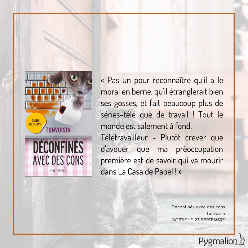 ed_Pygmalion's tweet photo. #Extrait

Dans “Déconfinés avec des cons”, @tonvoisin revient sur les différents profils de télétravailleurs. 
Êtes-vous d’accord avec lui ?

Ce petit guide humoristique de survie sera disponible le 23 septembre en librairie ! 😁 https://t.co/alXTKuYfQf
