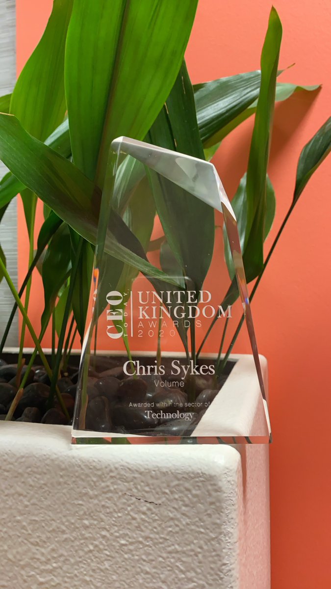 Huge congratulations to our CEO Chris Sykes <a href="/cikes/">Chris Sykes</a> on being recognised as an innovative and forward-thinking CEO in the <a href="/ceotodaymag/">CEO Today</a> UK Awards 2020! 🏆 

🔗ukawards.ceotodaymagazine.com/winners-editio…