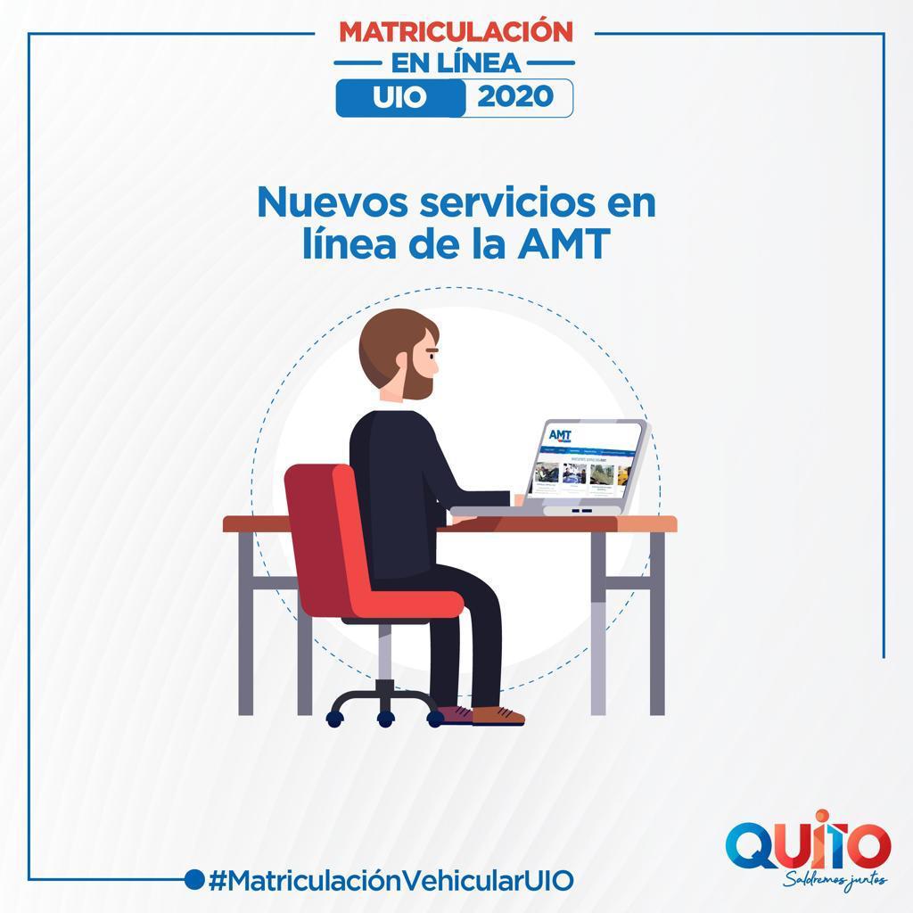 MunicipioQuito's tweet photo. Ofrecer más y mejores servicios en línea optimiza el tiempo de los usuarios y permite que varios procesos de matriculación no sean tan engorrosos como lo fueron por años. Conoce lo que puedes hacer desde la página de la @AMTQuito. #MatriculaciónVehicularUIO https://t.co/vRObixf93n