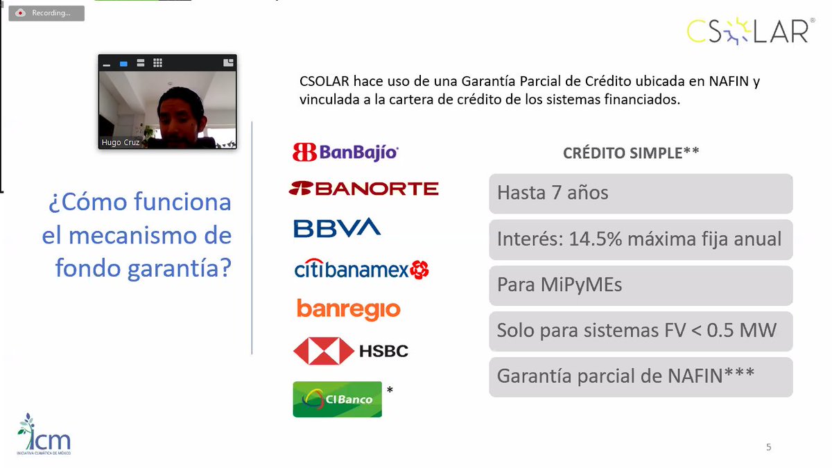 ClusterOaxaca's tweet photo. Csolar- Mecanismo de fondo de garantía https://t.co/KKreXO0Ost