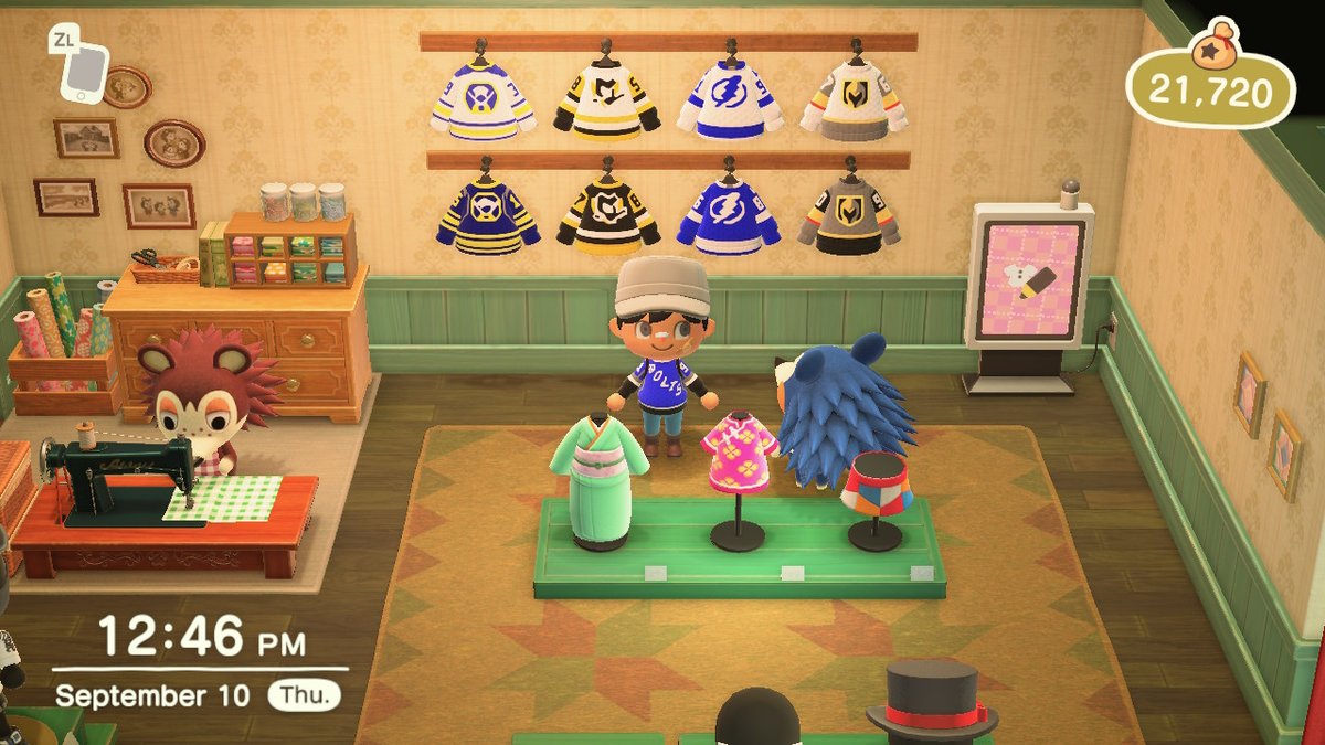_Ghost_Pants_'s tweet photo. My hockey uniform store is open for business! #AnimalCrossing #nhl https://t.co/iVzYiHNHsQ