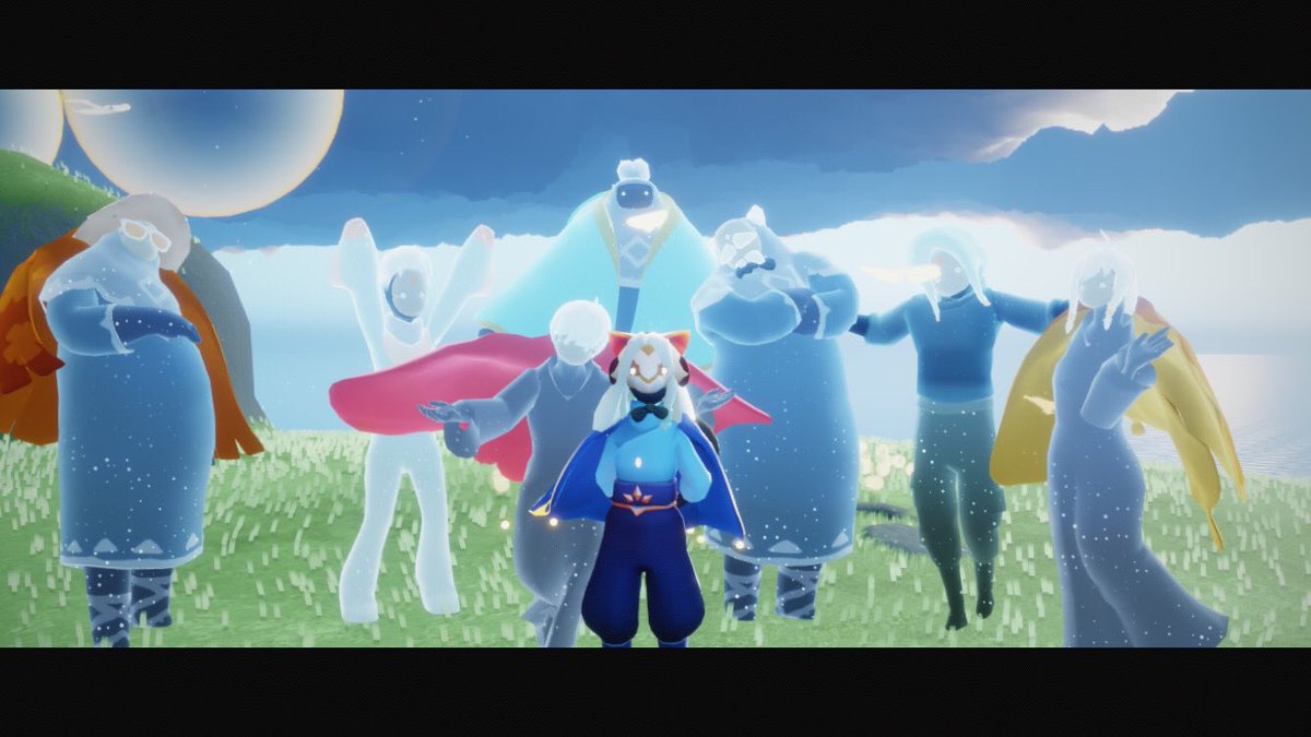 KoiVirus's tweet photo. Finished the season in #SkyChildrenOfTheLight 
I love this screenshot to no end https://t.co/z6BFS77d8H