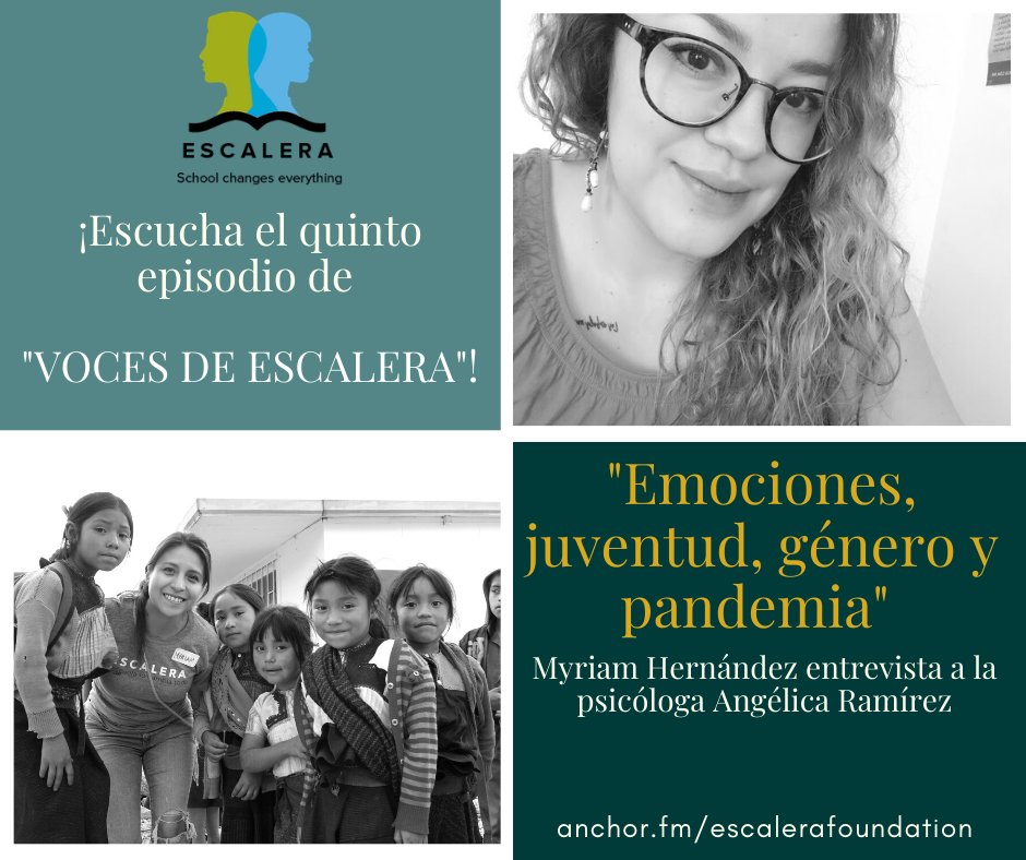 Escalerafundmex's tweet photo. ¿Cómo mantenernos en buena salud emocional en momentos como este? Escucha nuestro #podcast. Grabado con💜para ustedes 
https://t.co/IJDrWSlwCY https://t.co/eYigiU62cZ