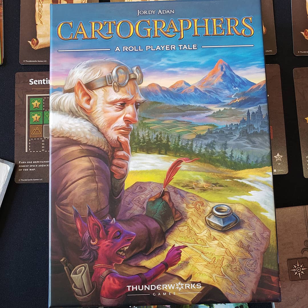 BuzzCityGames's tweet photo. Who will have the most reputation points before the end of the year and claim the title of greatest cartographer?
#boardgames #tabletopgames #rollplayer #thunderworksgames #cartographers #shoplocal #concordnc #ncnerds #lgs https://t.co/UY642gNm0Q