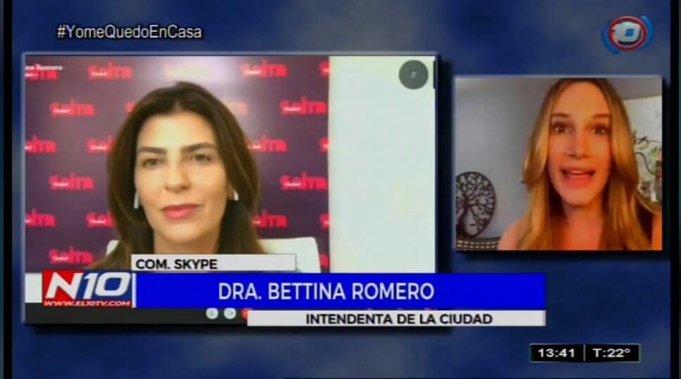 #Ahora la intendenta <a href="/RomeroBettina/">Bettina Romero</a> en el noticiero del <a href="/el10tv/">El 10 TV</a> con <a href="/cecidaltamura/">Cecilia D'Altamura</a> y <a href="/valesalim/">valeria salim</a>