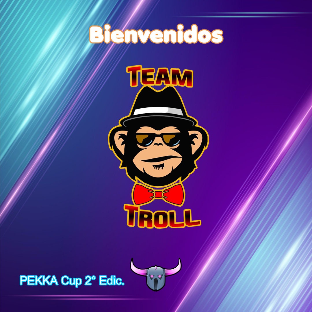 PekkacupC's tweet photo. Se calientan los motores para la segunda edición!

Damos la bienvenida a @TeamTroll_ec  nuestros actuales campeones y octavos participantes de esta Pekka Cup 2

¡Mucha suerte! https://t.co/OPaJAWb03A