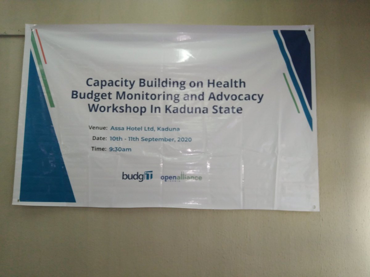 bridgesandhands's tweet photo. We are participating at a Capacity Building on health monitoring and advocacy organised by @BudgITng  for CSOs in Kaduna https://t.co/WGitjnmzWr