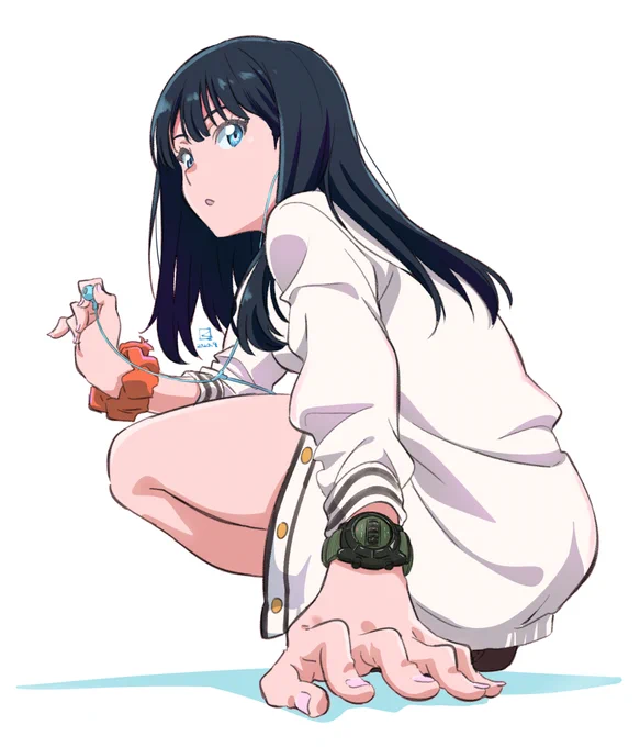 フランテンプスのコクピットを腕に巻いてる宝多六花です。 