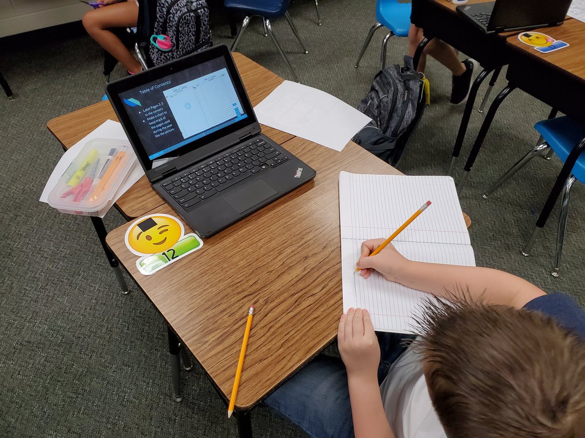 KLofton13's tweet photo. Students get to go at their own pace making their notebooks using a slideshow and video to guide them. Works for at home and in person. #AwesomeStudents #PurpleClass #4thgrade @RothKISD @KleinISD @jenny_mcgown @mc_gmcguire @BriWalrath @jenjquinton https://t.co/8FPnm3Rv1S