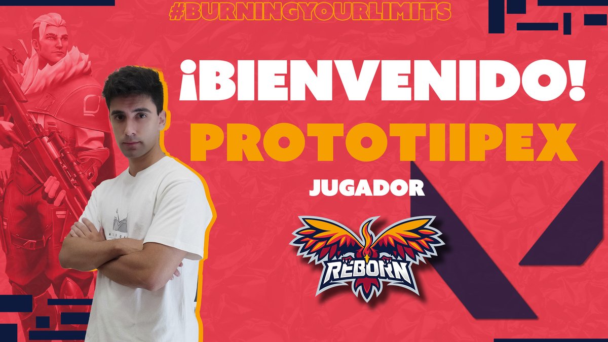Reborn_Esp's tweet photo. 🔥SQUAD #VALORANT 🔥

1/6: Un conocidísimo ya del equipo, presentamos al gran @PrototiipeX. 23 años y gaditano. El Sova que siempre quieres tener en tu equipo. IL CAPITANO🔥

¡Síguele también en su twitch!
https://t.co/ng5PbXYARn https://t.co/F0A4W62TAu