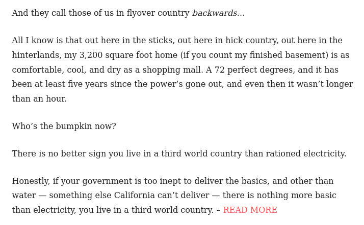 One of the most beautiful geographic areas in the U.S.A. rendered into a shit hole. Its vast potential thieved away by usurping scum, its natural atmosphere and life destroyed by granola munching rejects and pedophile industry.