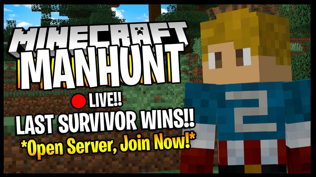SolidarityCoUK's tweet photo. LIVE NOW!! Minecraft MANHUNT 💀

top 10 incoming 🔥

https://t.co/qr92dGy1xw https://t.co/93aXtxNlOX