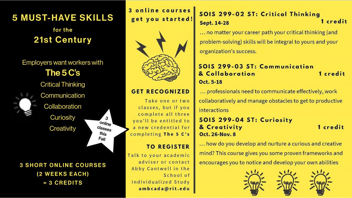 RIThealthsci's tweet image. #The5Cs