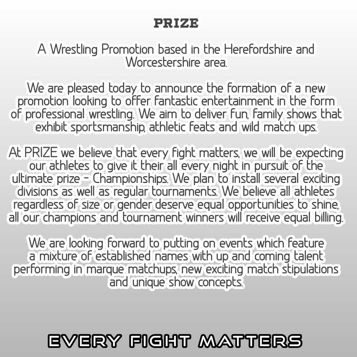 PRIZE_wrestling's tweet photo. #everyfightmatters https://t.co/iKQcZUQFFz