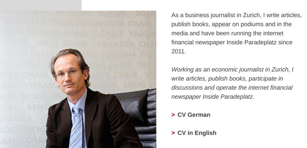 2c/ In terms of credibility, this source is *highly* credible. The editor is known as is the publication (running 10+ years) & its location. Editor of this paper won Swiss Journalist of the year in 2018. Their source of revenue is transparently published as well.