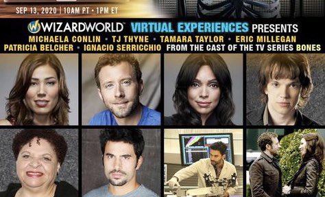 michaelaconlin's tweet photo. Looking forward to laughing with these guys! I’m donating proceeds to @DWCweb so say hello and also support a wonderful organization if you’re able 💛
This Sun Sept 13 10am PT/1pm ET #Bones @OfficialBONEStv 
🎫 https://t.co/e8j6VHlRhb https://t.co/tKdips8Vpi