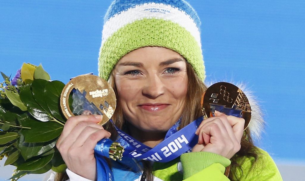 Côté Jeux Olympiques d'hiver, c'est sans aucun doute la skieuse Tina Maze qui a porté la Slovénie au sommet du sport mondial avec 4 médailles olympiques dont 2 titres aux JO de Sotchi en 2014.