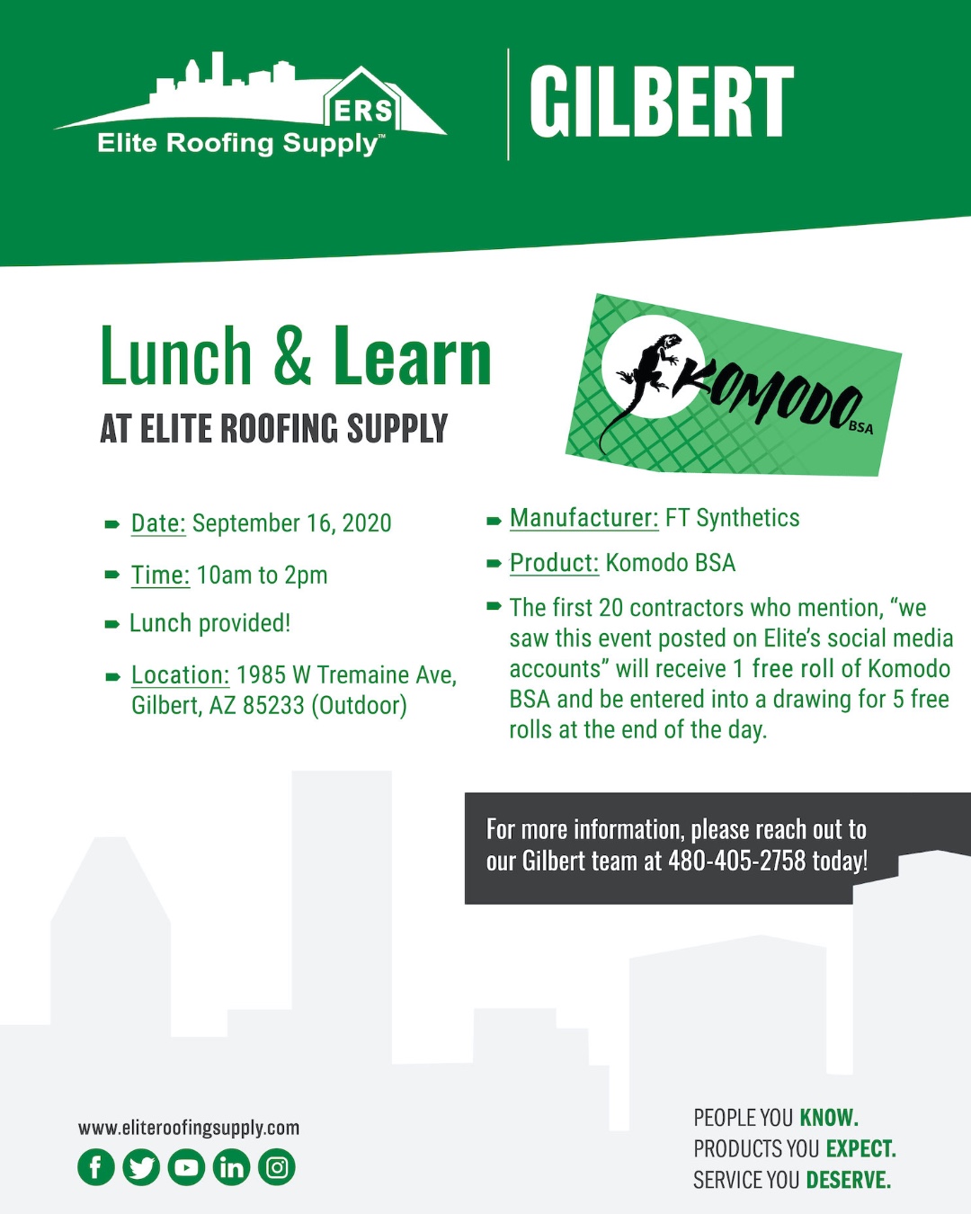 Elite Roofing Supply on Twitter "Don't 💥 Our Gilbert, Arizona