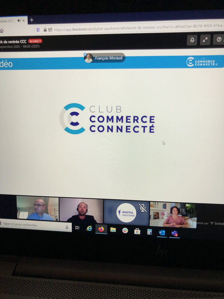 mjcornille's tweet photo. #afterworkCCC merci aux organisateurs du Club Commerce Connecté pour cet ODJ, @EPSI_Ecoles @WisEcoles convaincus du rôle de la vidéo: 1er média sur le web et 84% du trafic sur internet #video #formation #numerique https://t.co/DvAiWDP5Wy