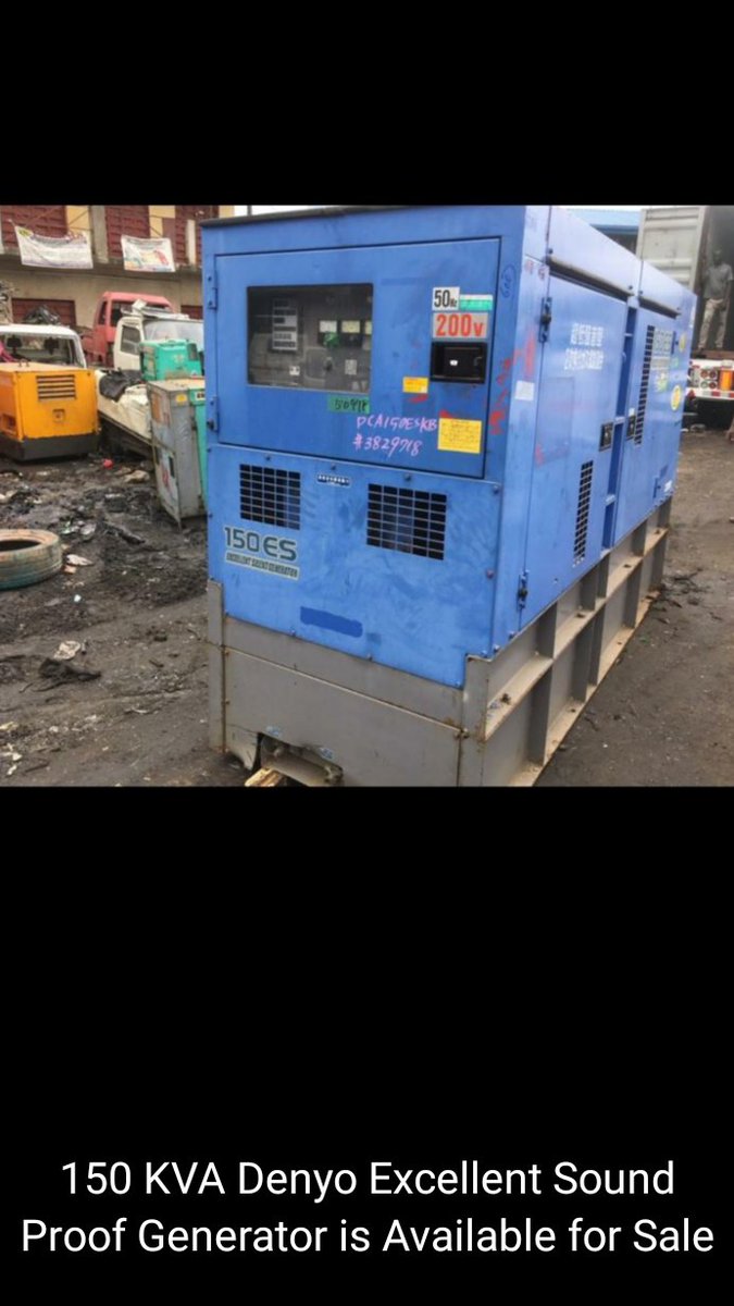 SmozuEnterprise's tweet photo. Clean sound proof Generator on sale.
Dm for price.
Location - Lagos

#Elites10DollarChallenge 
#BBNaijialockdown2020 
#Bitcoin https://t.co/FVLbMWwI7c