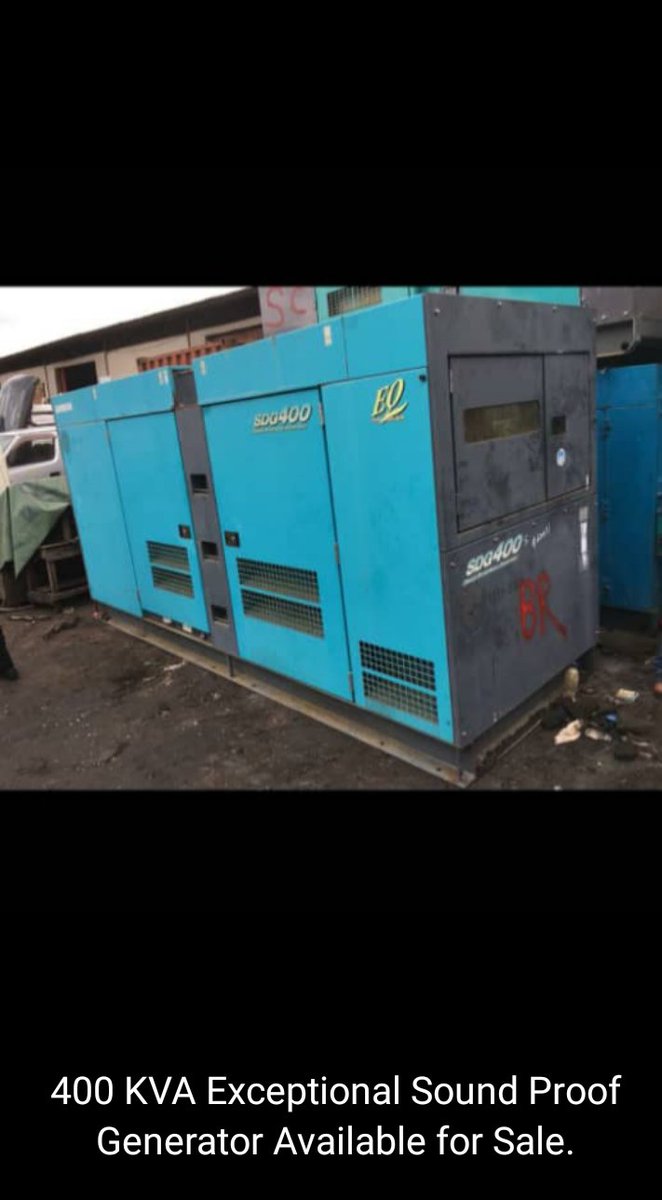 SmozuEnterprise's tweet photo. Clean sound proof Generator on sale.
Dm for price.
Location - Lagos

#Elites10DollarChallenge 
#BBNaijialockdown2020 
#Bitcoin https://t.co/FVLbMWwI7c