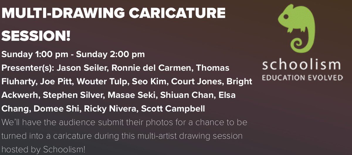 I'll be a part of the caricature live stream drawing session hosted by @SchoolismLIVE this Sunday at 1 PM PST. Submit your photo in the Lightbox Expo discord if you want to get drawn! The artists will be drawing simultaneously on one canvas similar to paintchat.