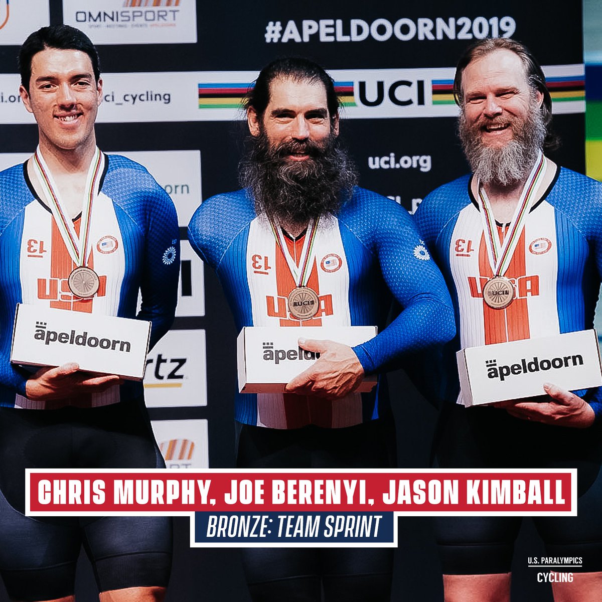 usparacycling's tweet photo. Taking things to the track today! Throwback to the 2019 UCI Para-cycling Track World Championships! ⏪📸 https://t.co/h56e1JyeUs