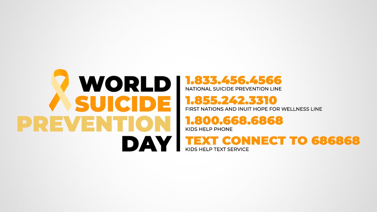 erinotoole's tweet photo. You are not alone. 🤗

Reaching out for help is not a sign of weakness. 💪  

#WorldSuicidePreventionDay https://t.co/ThxPEN4ePu