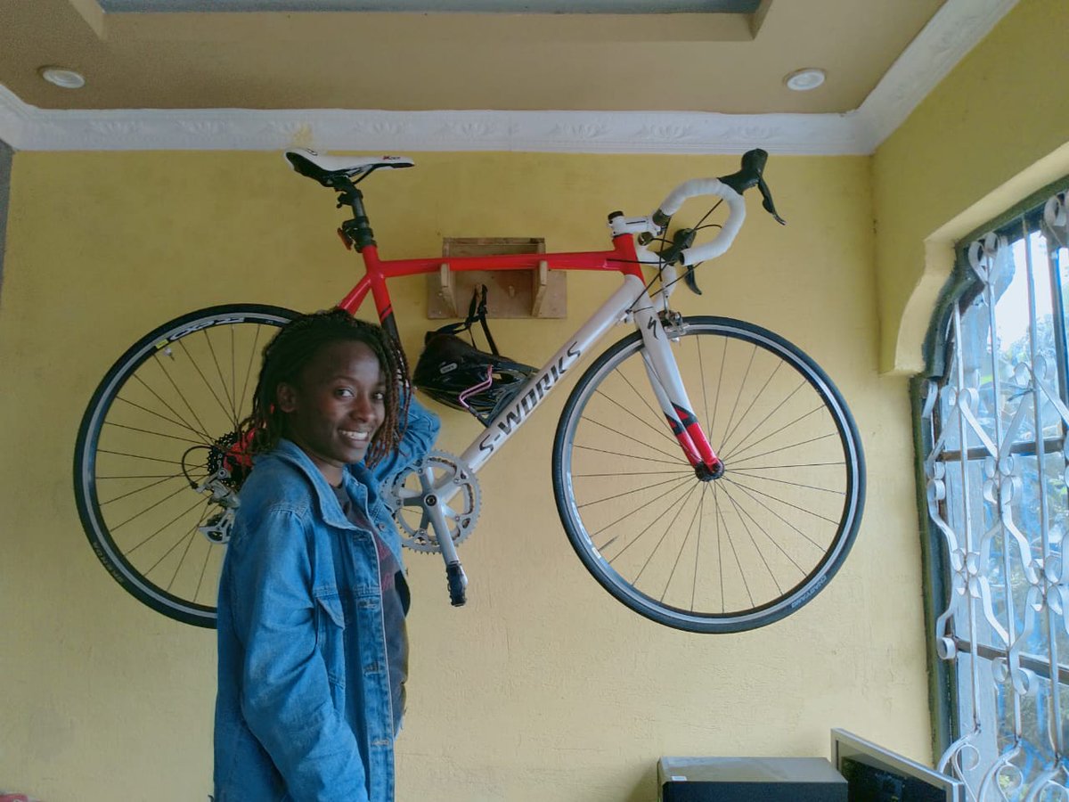 Catekaris2's tweet photo. Bike holder installation 😍
Store your bikes in style
One step at a time.
@spinkingske 
@Gakumo_Migwi 
@Ma3Route 
@bike https://t.co/o98tyvhM9w